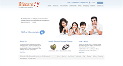 Desktop Screenshot of lifecarerecords.com