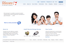 Tablet Screenshot of lifecarerecords.com